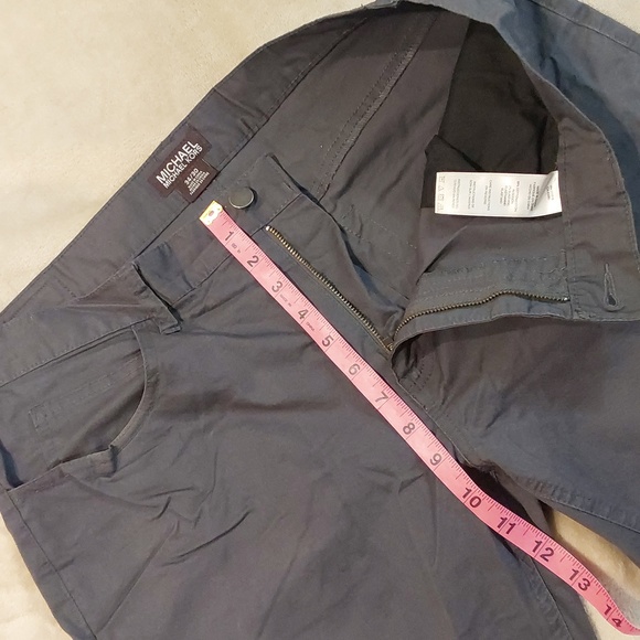 Michael Michael Kors Mens 5 Pocket Straight Fit Flex Dark Gray Pants 34x30 - Picture 7 of 12